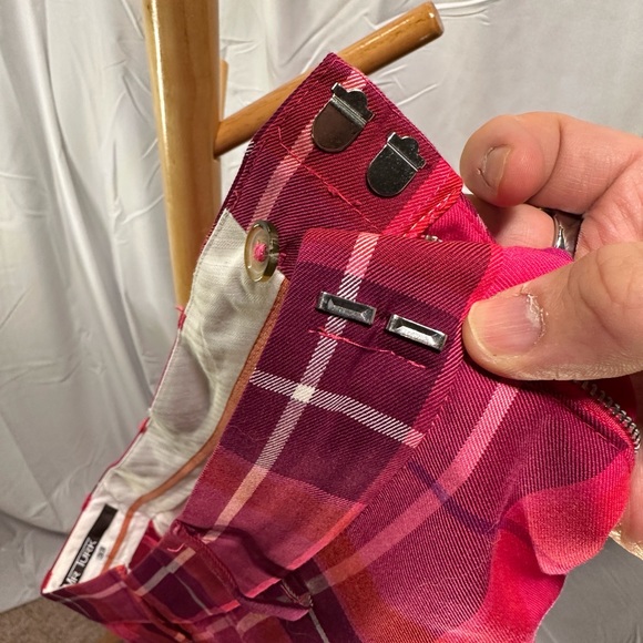 MR TURK - Men’s Red Plaid Pants, Men’s Size 33 - Picture 10 of 10